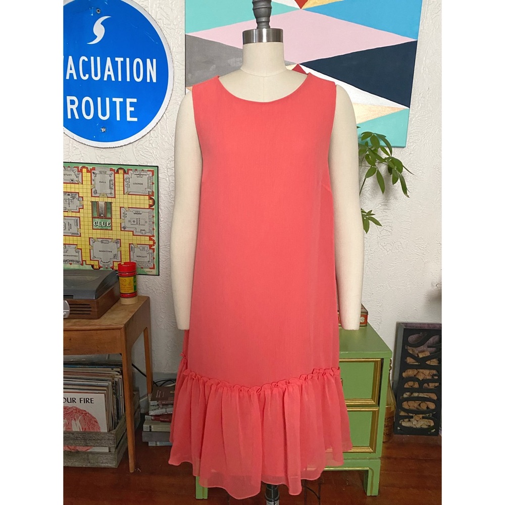 Tommy Hilfiger Coral Chiffon Dress NWT